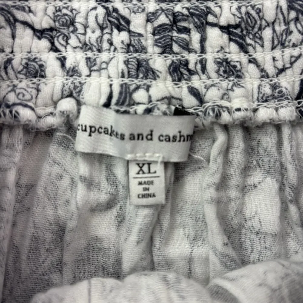 Cupcakes &‎ Cashmere Women's XL Floral Cottagecore Pull On Elastic Waist Skirt - Picture 13 of 16